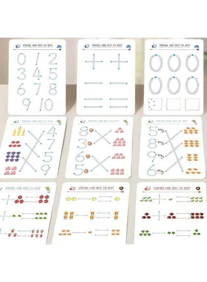 Capstro Kids Pen Control Tracing Workbook – Erasable Pen Control Training Cards for Early Writing, Hand Coordination Practice & Skill Development for Creative Learning - Image 3